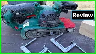 Ленточная шлифовальная машина Parkside PBSD 900 A1 (тестирование и обзор)