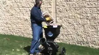 Electric Wood Chipper Leaf Shredder Shredding Sweet Gum Balls
