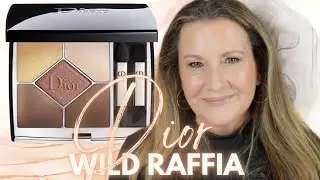 NEW DIOR EYESHADOW QUINT WILD RAFFIA | Makeup Over 50