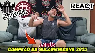 REACT - Galo DECEPCIONA e Lan&uacute;s &eacute; CAMPE&Atilde;O DA SULAMERICANA 2025