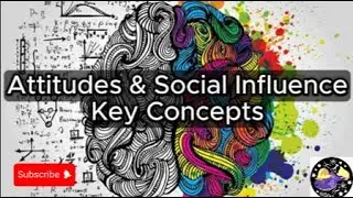 Attitudes & Social Influence - Key Concepts Overview Questions Study Tool - Audio