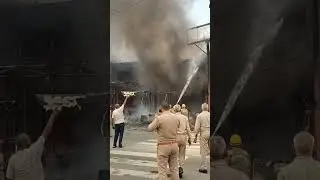 Fire accident at Prem mandir #iskcon#shorts #prem mandir