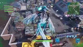 Junk Junction Dance on Top of Metal Dog Head Location Week 9 Season 7 Fortnite