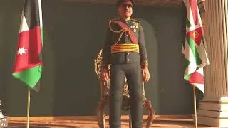 king hussein bin talal (3D Animation )