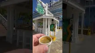I &hearts;️ Love ☕️ Mandatory Espresso Stop in Roat&aacute;n Honduras Cruise Port!!! 🤗😜☕️ @RoyalCaribbean