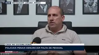 J&uacute;lio costa, Presidente da AMAF-MG denuncia crise na Penitenci&aacute;ria Nelson Hungria.