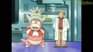 Slowking attacks Professor Oak | Professor Oak Funny Moments