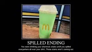 Shamrock shake all endings