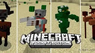 МИФИЧЕСКИЕ МОБЫ в Minecraft PE 1.0.9 АДДОН