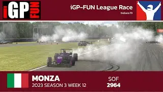 Monza Showdown: RameX Racing's Epic Finale Battle | IGP-FUN F3 Season 3 Week 12 Highlights