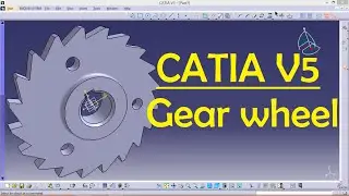 CATIA V5 Gear wheel for beginners | CATIA V5 | Catia Part Design | Engineer AutoCAD