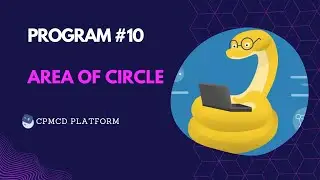 Write a Python Program to find area of a circle.#python #pythonprogram #cpmcdplatform #areaofcircle