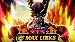 BETTER THAN GOHAN?? LEVEL 10 LINKS 100% EZA LR INT PERFECT CELL! (DBZ: Dokkan Battle)