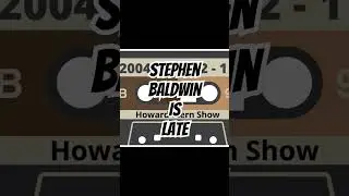 Howard Stern Show - Stephen Baldwin is Late #howardsternshow #baldwin  #howardstern #radio