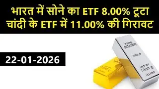Gold ETF Falls 8.50% & Silver ETF Falls 11.00% in India