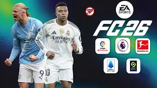 FIFA 14 МОБИЛЬНЫЙ МОД EA SPORTS FC 26 ANDROID ОФФЛАЙН ОБНОВЛЕНИЕ ФОРМЫ 2025/26 РЕАЛЬНЫЕ ЛИЦА ПОСЛ...
