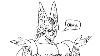 Perfect Cell Just...Gives Up. Yeah. #shorts
