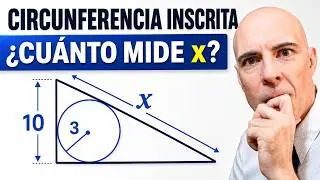 ¿Eres capaz de hallar la hipotenusa de este triángulo rectángulo? Geometría Básica