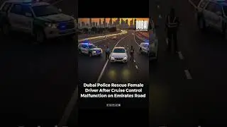 Dubai Police Heroically Rescue Female Driver After Cruise Control Failure on Emirates Road