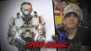 Halo Speed Drawing
