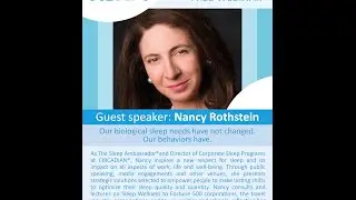 iCanSleep #10 - /w Nancy Rothstein, The Sleep Ambassador&reg;
