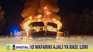 WATU 10 WAFARIKI AJALI YA BASI, LORI