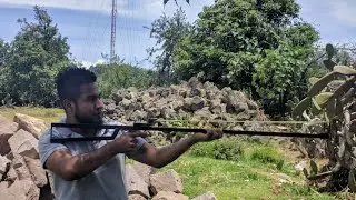 como hacer rifle de balines estilo resortera 2 parte
