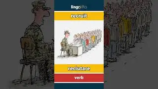 🇬🇧🇮🇹 recruit - reclutare : learn English : impariamo l'inglese : vocabulary builder
