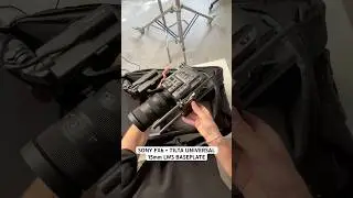 Sony Fx6 + Tilta Universal 15mm LWS Baseplate test in Sakk Pack V2