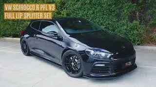 Комплект сплиттеров для VW Scirocco R PFL V3 Full Lip