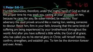 1 Peter 5:6-11: Resist the Devil