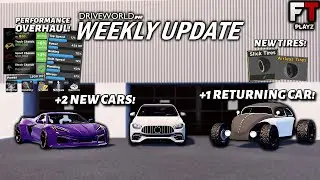 Drive World is BALANCING the game... (2 NEW CARS! NEW CUSTOMIZATION! & MORE!) |Part Location Guide!|