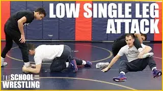 Low Single Leg Attack - The School of Wrestling Technique