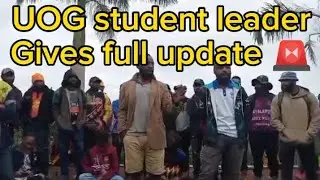 UOG student leader giving full update on the recent incident 🚨