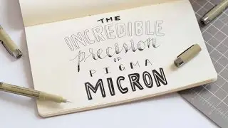 Hand Lettering with Pigma Micron Pens