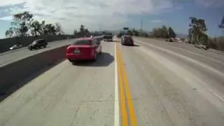 slow motion car crash