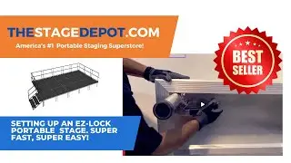 Ez -Lock Portable Stage from www.thestagedepot.com Super, Fast Set-up!