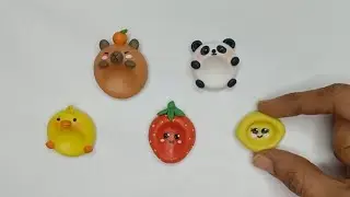 DIY Worry Stones with Air Dry Clay | DIY Clay Worry Stones #harikascraftopedia #airdryclay 