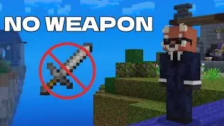 Bedwars But I Can't Use A Weapon