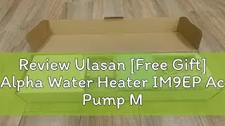 Review Ulasan [Free Gift] Alpha Water Heater IM9EP Ac Pump Model Rain Shower Matt Black Metal Black