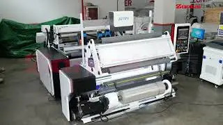 Zontai Automatic Rewinder with Inkjet Printing#rewindingmachine #inkjetprintingmachine #printingfilm