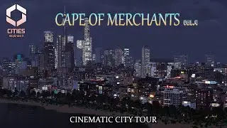Cities Skylines 2 | Мыс торговцев (Vol.4 Дождь, снег, ночной вид) | Городской тур