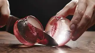 빛나는 유리 복숭아 | Crystal Glass Peach