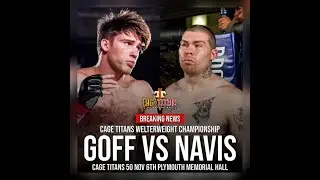 Billy Goff - Talks Cage Titans 50 Welterweight Title Fight