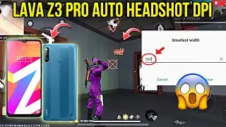 Lava z3 pro dpi setting free fire || Best dpi for lava z3 pro || Dpi  for lava smartphone