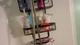 Kadolina Bathroom Hanging Shower Organizer, Over Head Shower Caddy Shower Storage Rack Basket Review