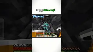 Day 3 Minecraft I found Diamond 💎#short #minecraft #minecraftshorts #slysmokie #mobilegaming
