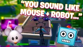 he said i sound like...
