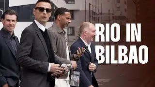 Rio Met Gareth Bale, Berbatov & Paul Scholes In Bilbao