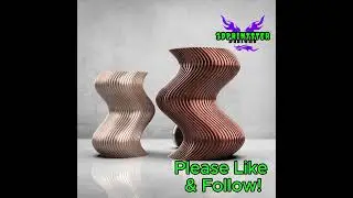 Wavecrest Vase   Elegant Home Decor #3dprint #3dprinting #stl #homedecor #elegant #stylish #gift